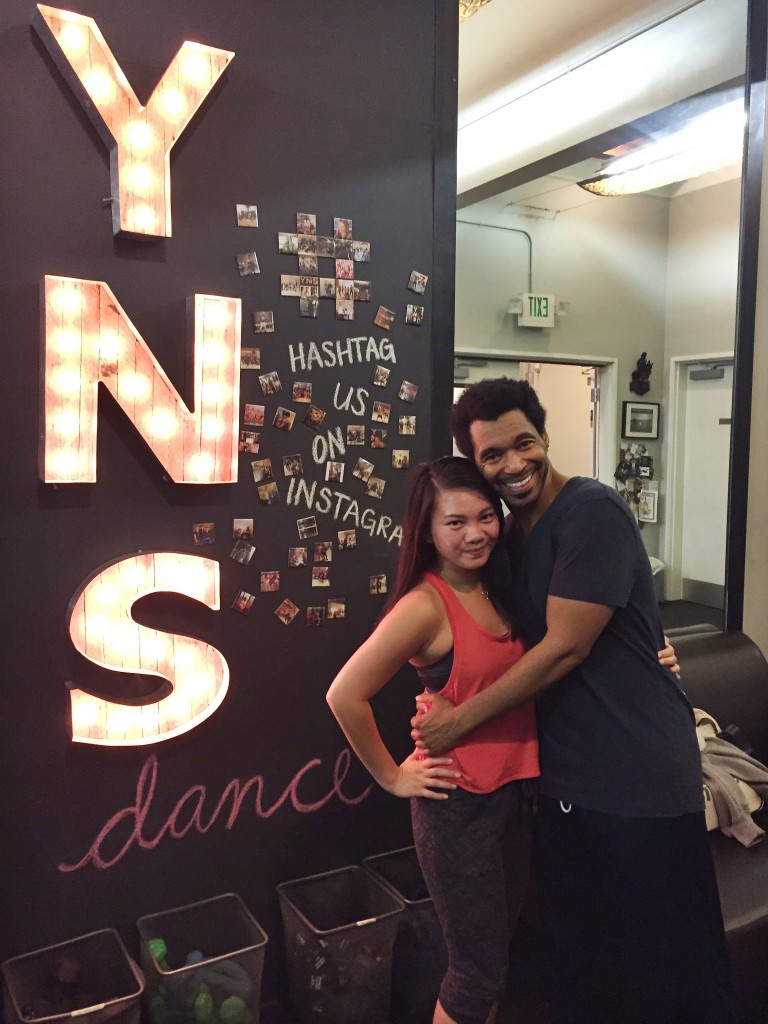 Tor and I after the Broadway class