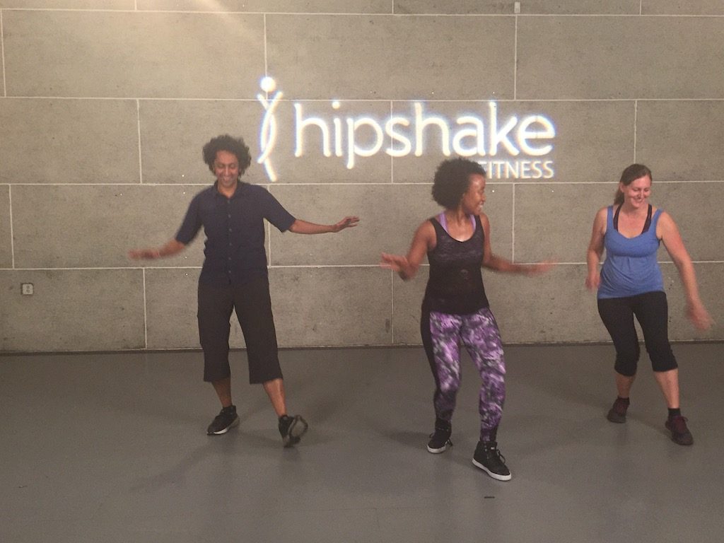 Shaun, Zen and Annick in level 1 of Dancehall Jam