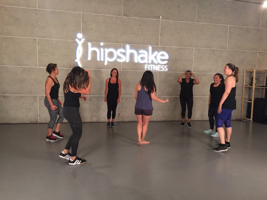 Having fun, trying to start a dance circle.