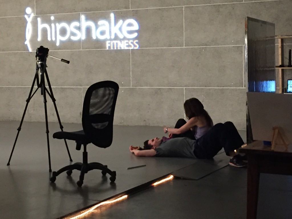Matt and Kim taking a little break before Level 2