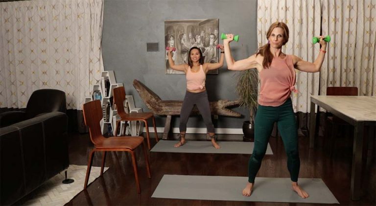 Easy Chair Barre Workout You Can Do At Home